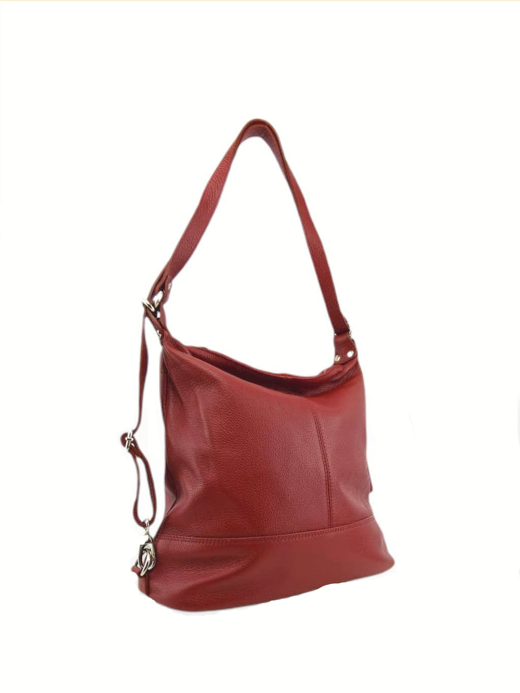 Mochila de piel rojo para mujer, versátil y de cuero auténtico. Compra bolsos de piel online de calidad